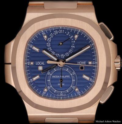 Patek Philippe Nautilus, Dual Time, Chronograph