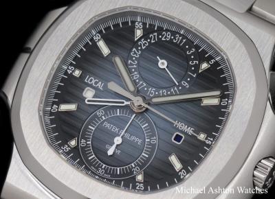 Patek Philippe Nautilus, Dual Time, Chronograph