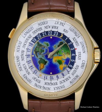 Patek Philippe Cloisonne Enamel World Time