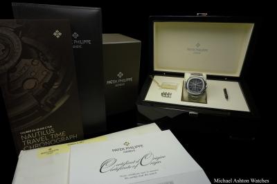 Patek Philippe Nautilus, Dual Time, Chronograph